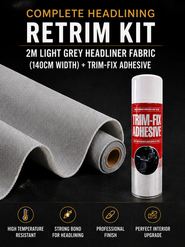 Light grey car headliner - grey,