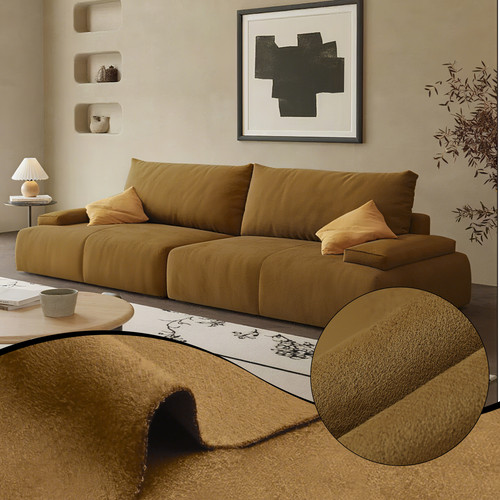 Faux suede headlining - suede, stretch