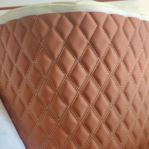 Double thread quilted faux - double,