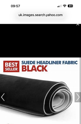 Black headlining kit for - black,